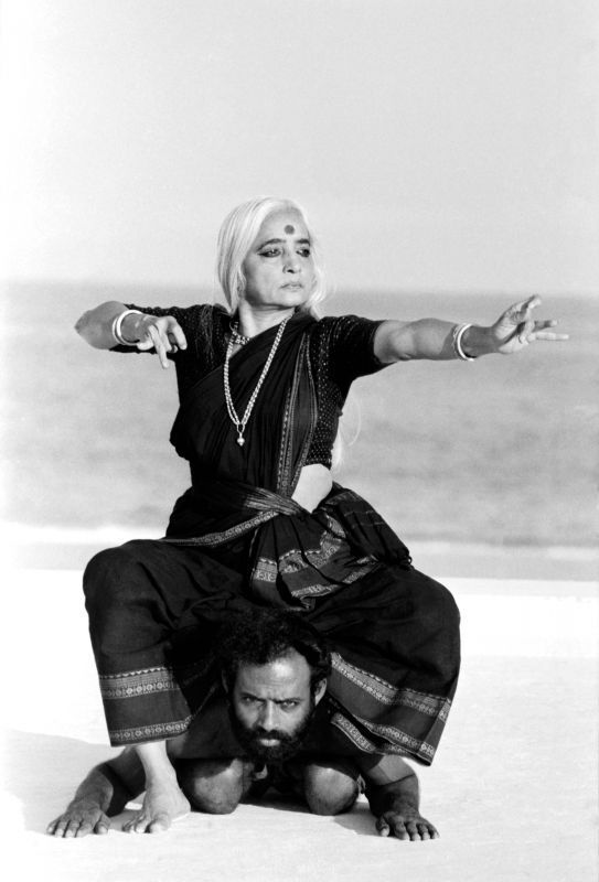 Classical dancer Chandralekha during one of her performances.