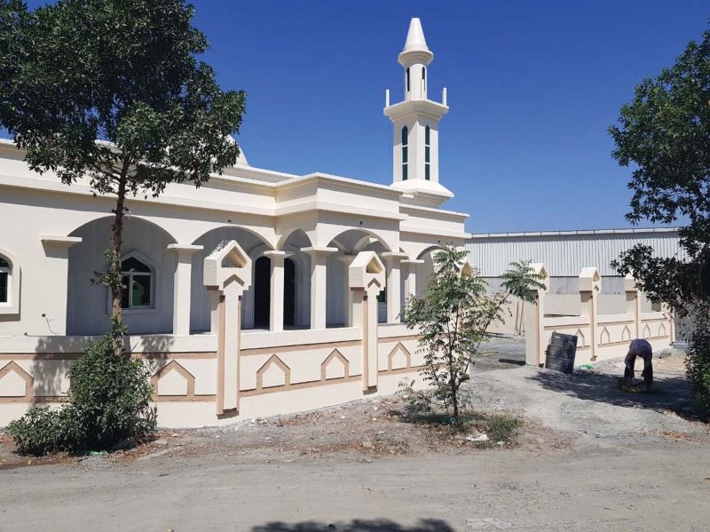 The Mosque of Mariam Umm Eisa awaiting inauguration.