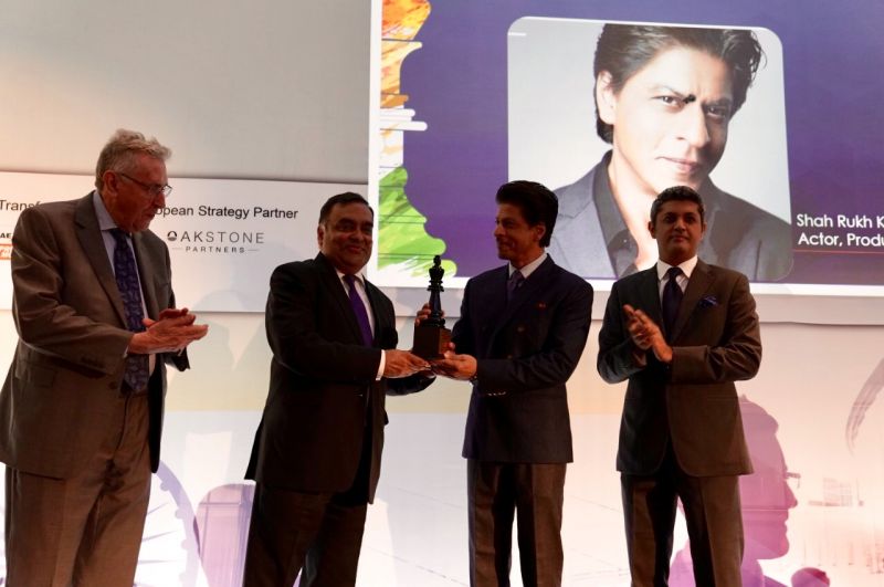 Shah Rukh Khan at India-UK Business Summit.