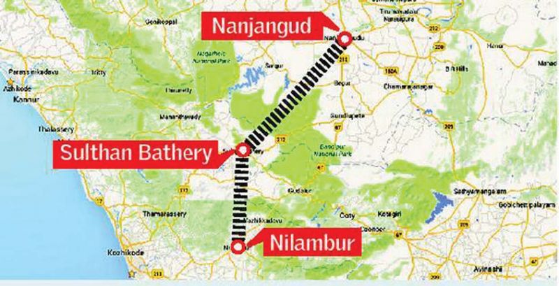 Nilambur-Nanjangud railway line