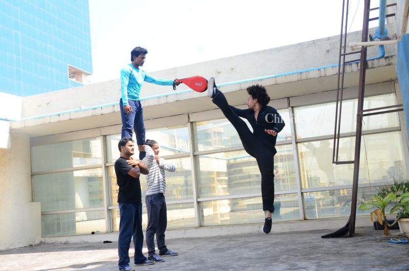 Tiger Shroff kicks