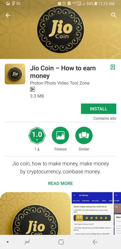 JioCoin fake apps