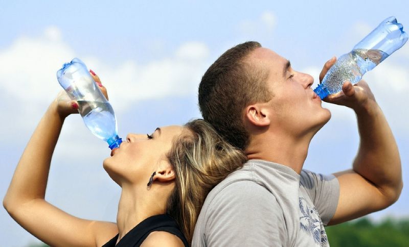 Get in the habit of drinking water by caring around a water bottle with you. 
