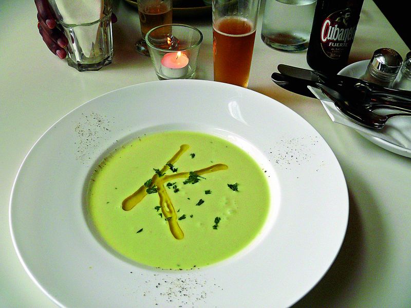 Chilled Cucumber  Avocado Soup