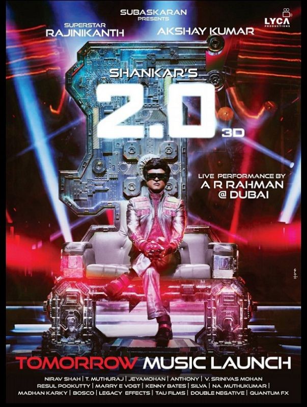 Rajinikanth in the new poster of 2.0 