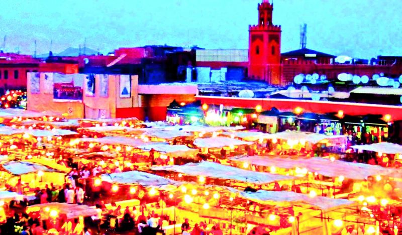 The Medina at night