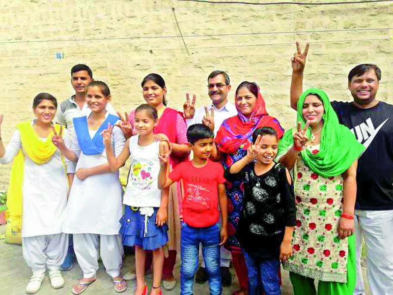 Neeraj's family in a celebratory mood after his Asian Games gold.