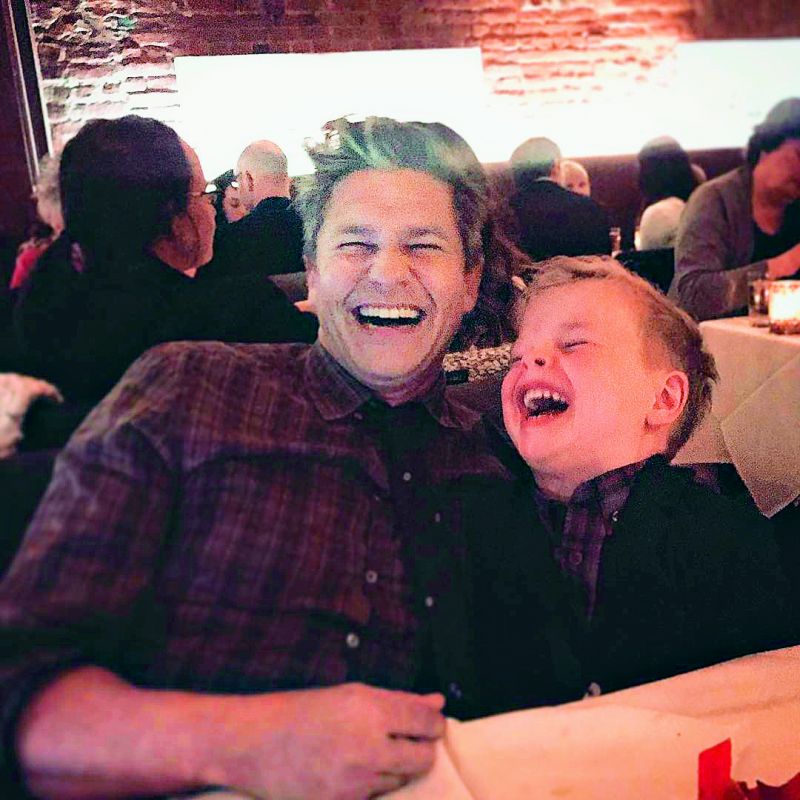 Neil Patrick Harris shared this picture of husband David and son Gideon