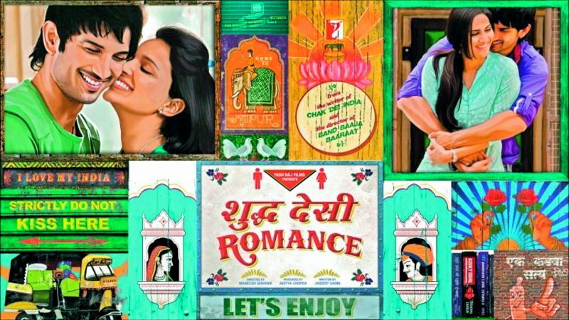 Sushant Singh Rajput, Parineeti Chopra and Vaani Kapoor played the lead in Shuddh Desi Romance.