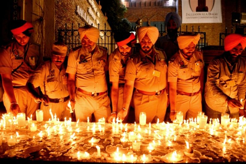 The chief minister of Punjab state said thousands attended a candlelight march Friday in memory of the victims. (Photo: AFP)