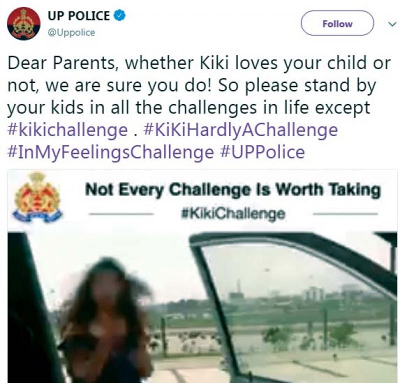 Don't go Kiki, cops are watching you!