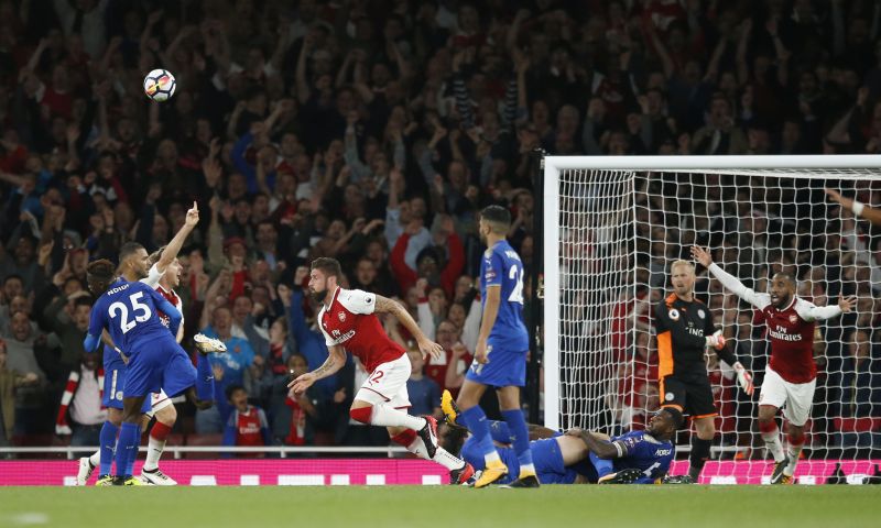 The presence of Olivier Giroud and Alexandre Lacazette has given the Gunners some real firepower up front. (Photo: AP)