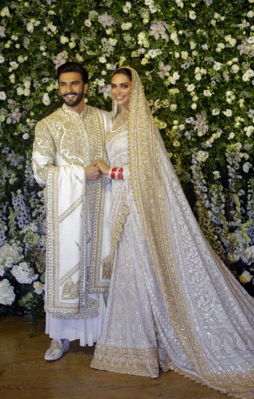Deepika Padukone and Ranveer Singh wedding reception in Mumbai. (Photo: AP)