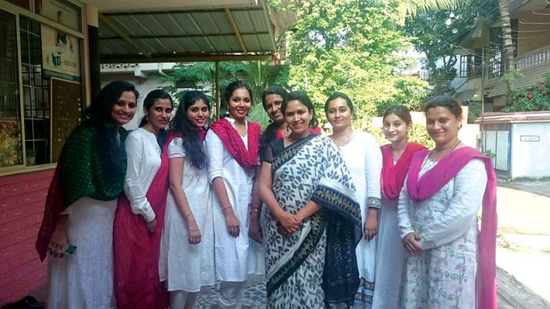 Deepali with her students