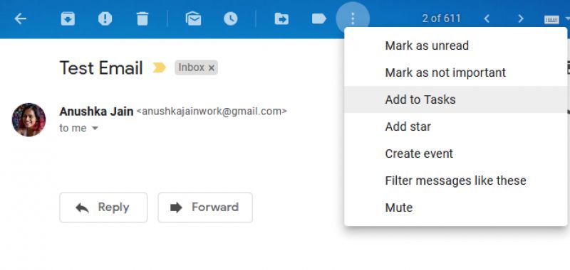 Tasks gmail