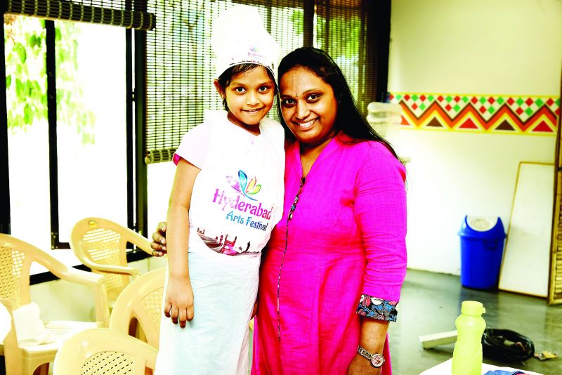 Shadgunya with her mother Kalyani