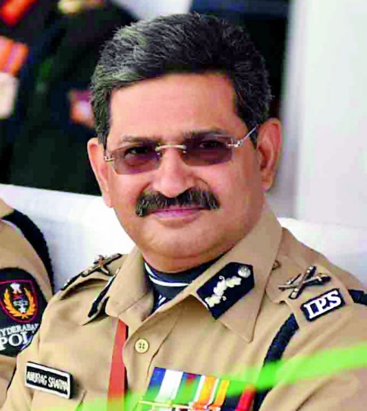 Outgoing DGP Mr Anurag Sharma had been appointed as the adviser to government on internal security. 