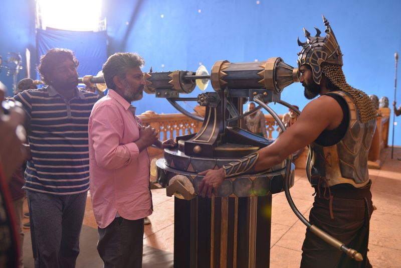 These behind-the scenes pictures from Baahubali 2 are a visual delight