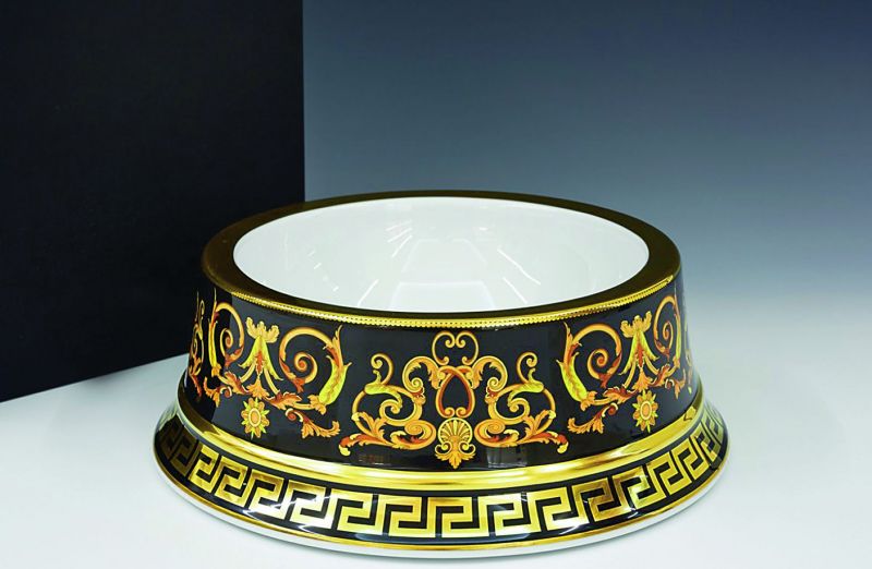 Versace Barocco Pet Bowl 