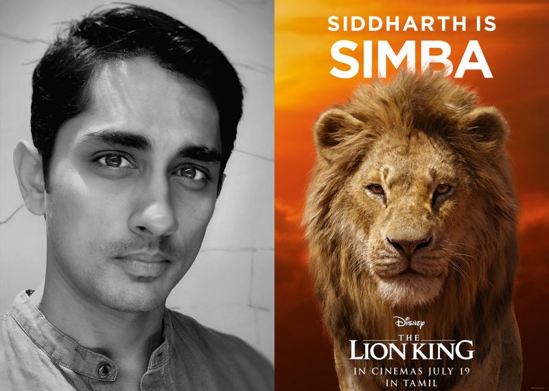 Siddharth to voice Simba in Tamil version of 'The Lion King'