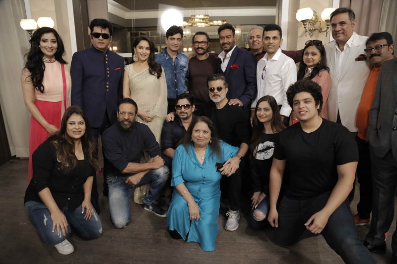 Reliving 90s: Aamir joins Ajay, Madhuri, Anil as they kick off Total Dhaamal shoot