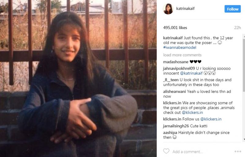 Katrina Kaif was quite the poser as a 12-year-old in this cute throwback picture