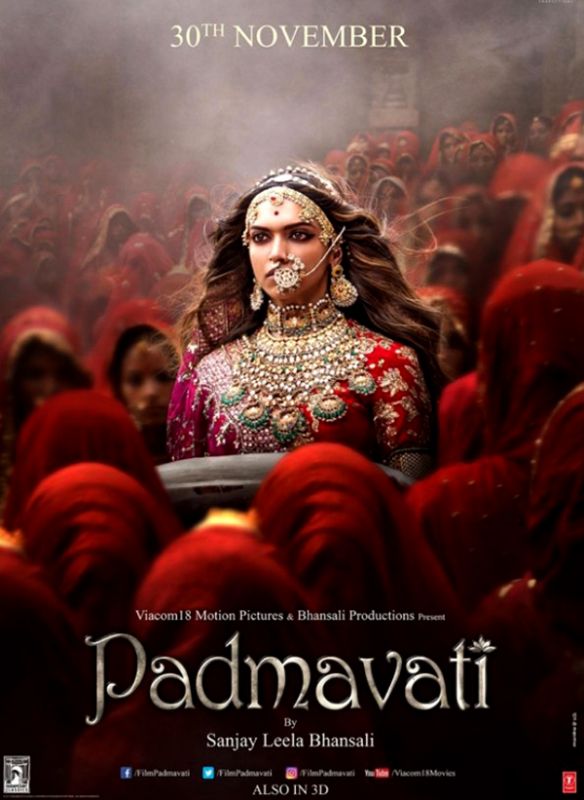 Deepika Padukone as Rani Padmini in new Padmavati poster.