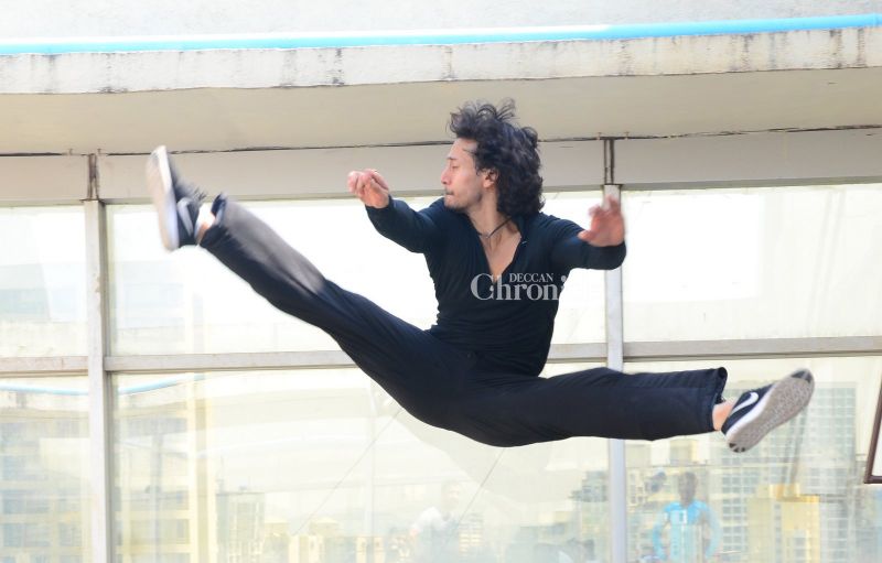 Tiger Shroff kicks