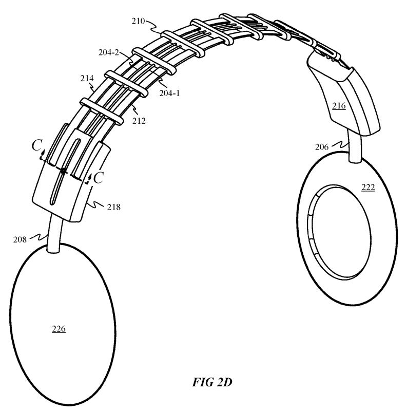 Apple headphones patent