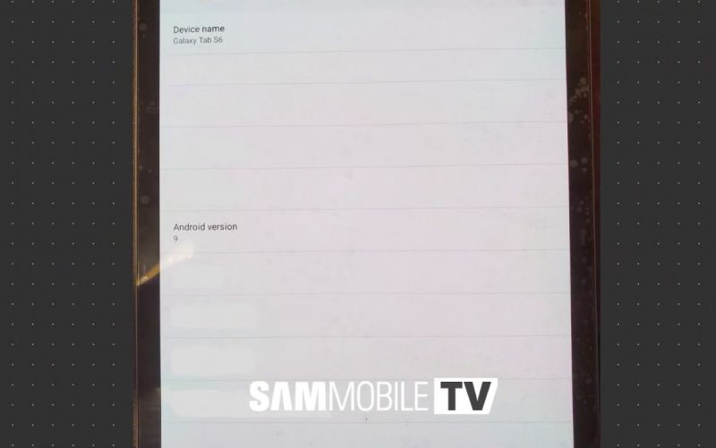 Samsung Galaxy Tab S6 leaked