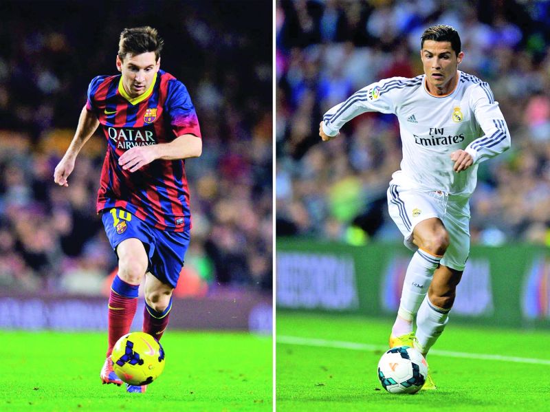 Lionel Messi and Cristiano Ronaldo