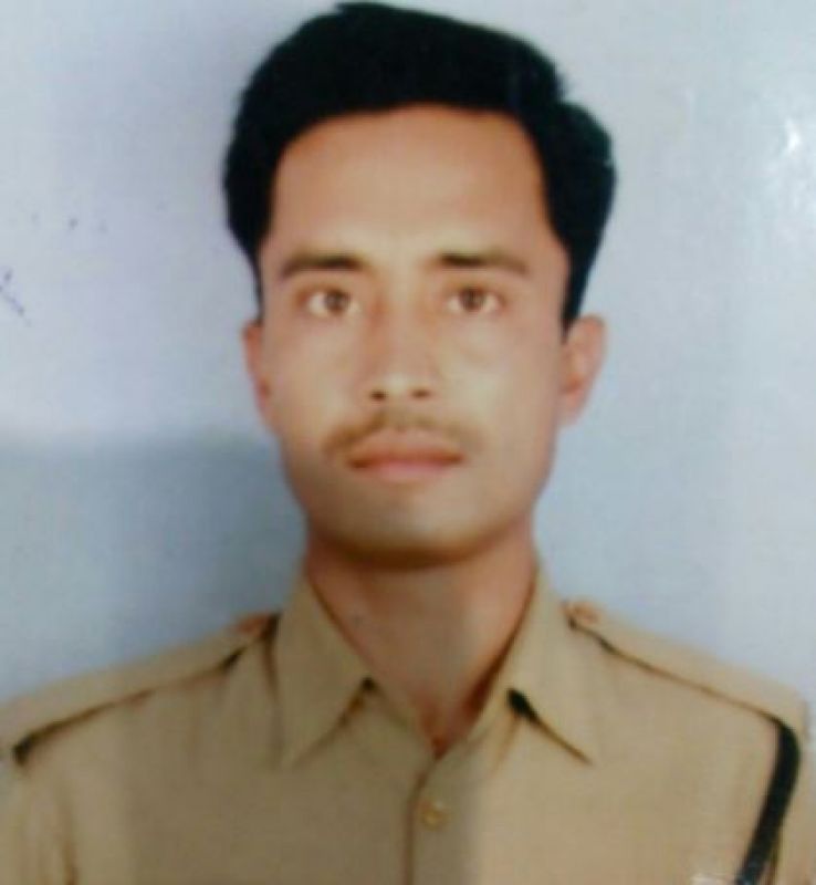 BSF Constable Brijendra Bahadur Singh killed in firing by Pakistan in Arnia area of Jammu and Kashmir's RS Pura. (Photo: ANI | Twitter)