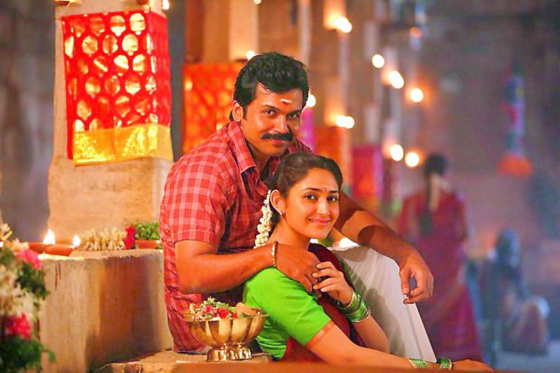 A still from Karthi's film Chinna Babu.