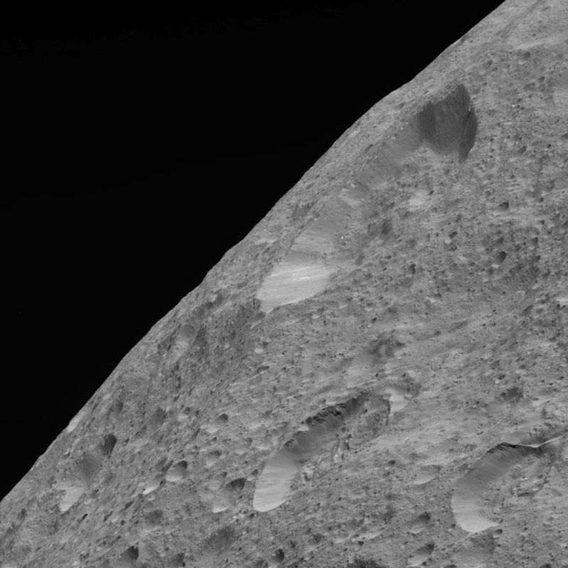 This image of Ceres' limb was obtained by NASA's Dawn spacecraft on May 30, 2018 from an altitude of about 280 miles. Dawn has been orbiting Ceres since 2015, after first exploring the asteroid Vesta. They're located in the asteroid belt between the orbits of Mars and Jupiter. (NASA via AP)