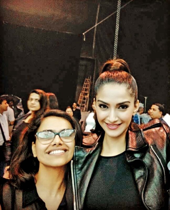 Shruti with Sonam