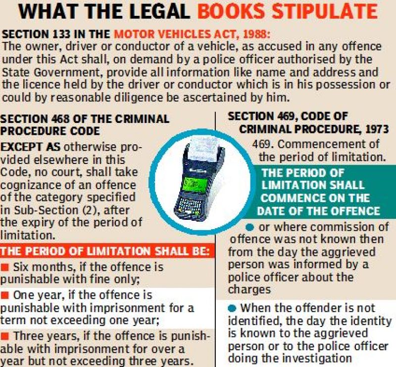 What the legal books stipulate.