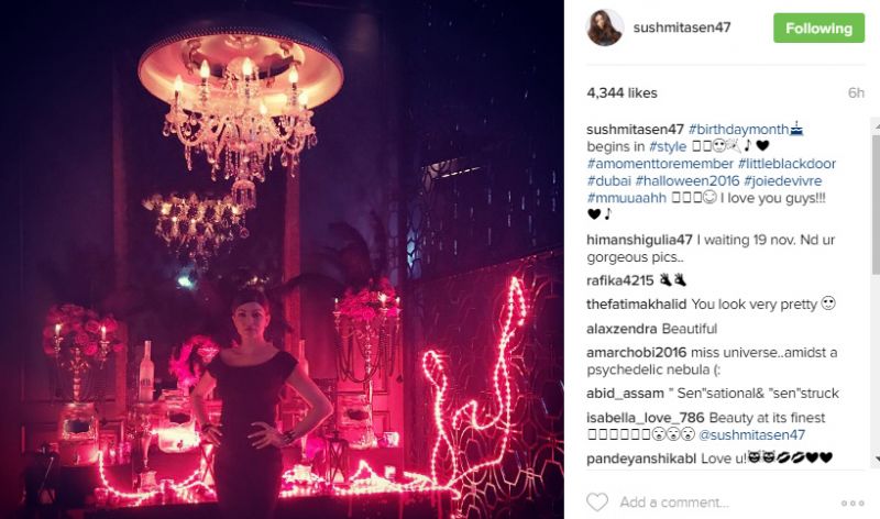 Sushmita Sen Halloween Party Dubai