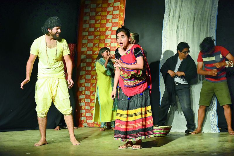 Stills from the play