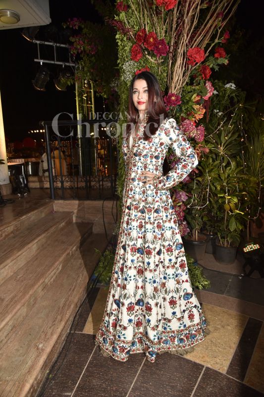 Aishwarya Rai Bachchan at Sandeep Khosla's niece Saudamini Muttu's wedding reception.