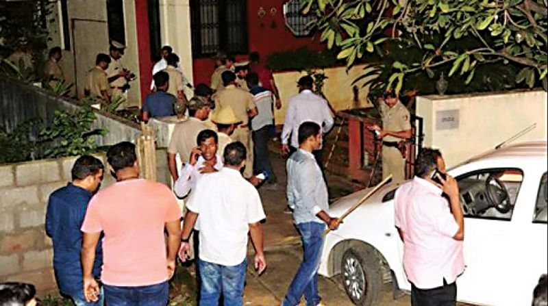 A file photo of Gauri Lankesh's home after the assassination