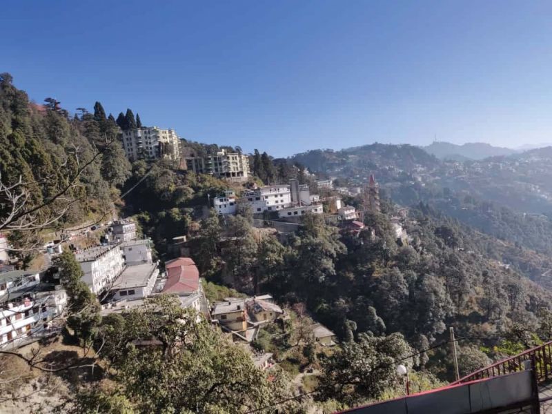 Amrishâ€™s view on the hills of Shimla