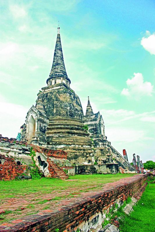 The ruins of Wat Phra Sisanphet