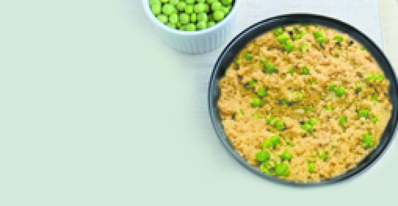 Quinoa green peas pulav