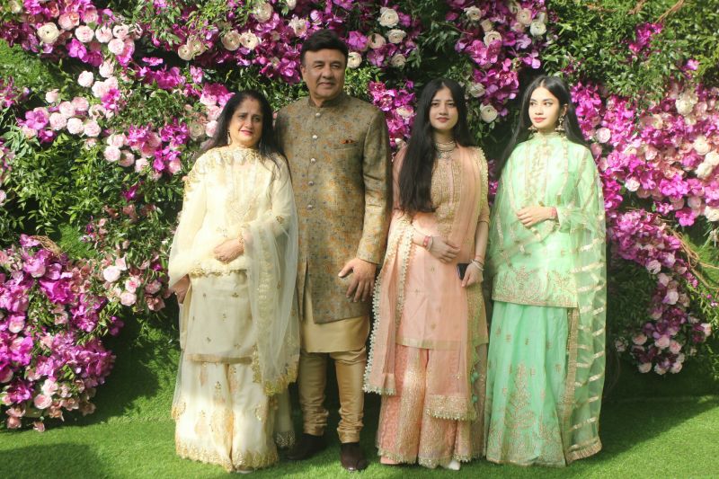 Anu Malik with his family. (Photo Courtesy: Mrugesh Bandiwadekar)