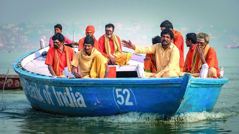 Priests in Varanasi.