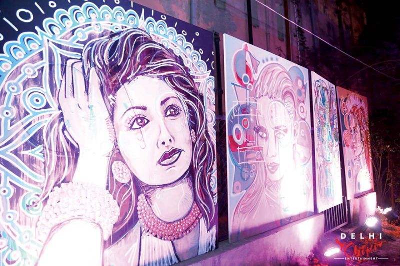 Image of Sridevi's eco-friendly painting 