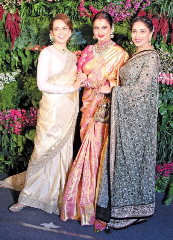Rekha, Kangna and Madhuri