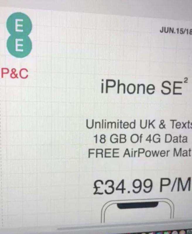 Apple iPhone SE 2 leaks