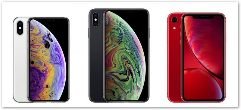 Apple iPhone Xs trio