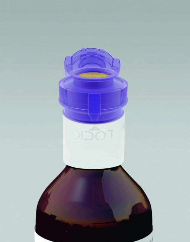 Indian designers create a neat dispenser of measured liquid doses for children.